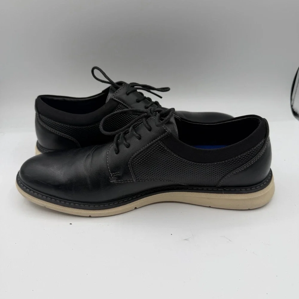 Nunn Bush Chase Oxford Shoes Mens‎ 8.5 M Black Plain Toe Dress Lightweight KORE
